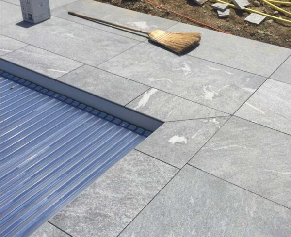 GK Granit Gråmelerad Azore Poolkant 120x30x2cm