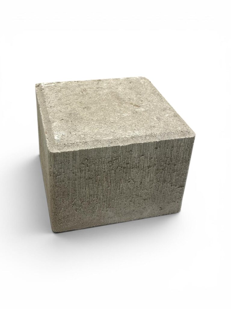 Basicmur grå halv 19,5×19.5x14cm