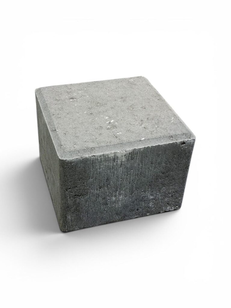 Basicmur grågrafit halv 19,5×19.5x14cm