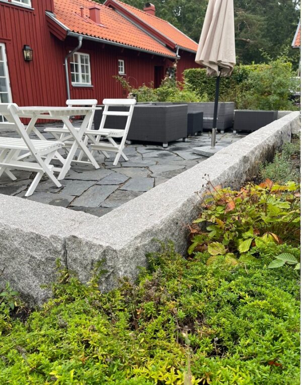 Blockstensmur i Granit